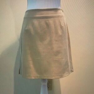 Khaki stretchy skirt
